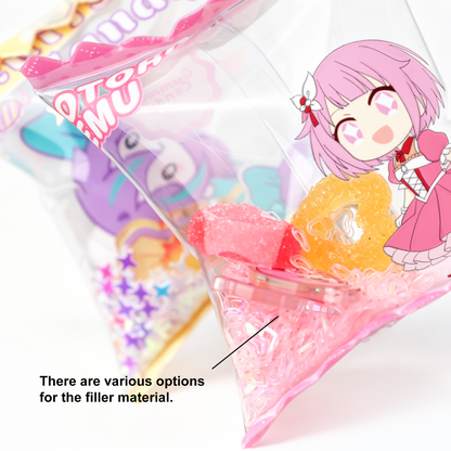 Custom Candy Shaker keychain