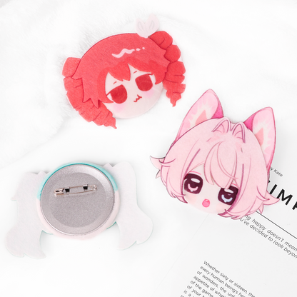 Custom 2.5D Plush Badge