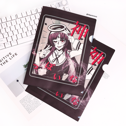 Custom A4 Clear Plastic L Pocket Folder