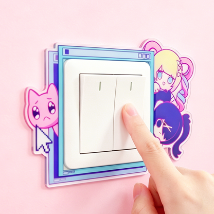 Custom acrylic switch frame