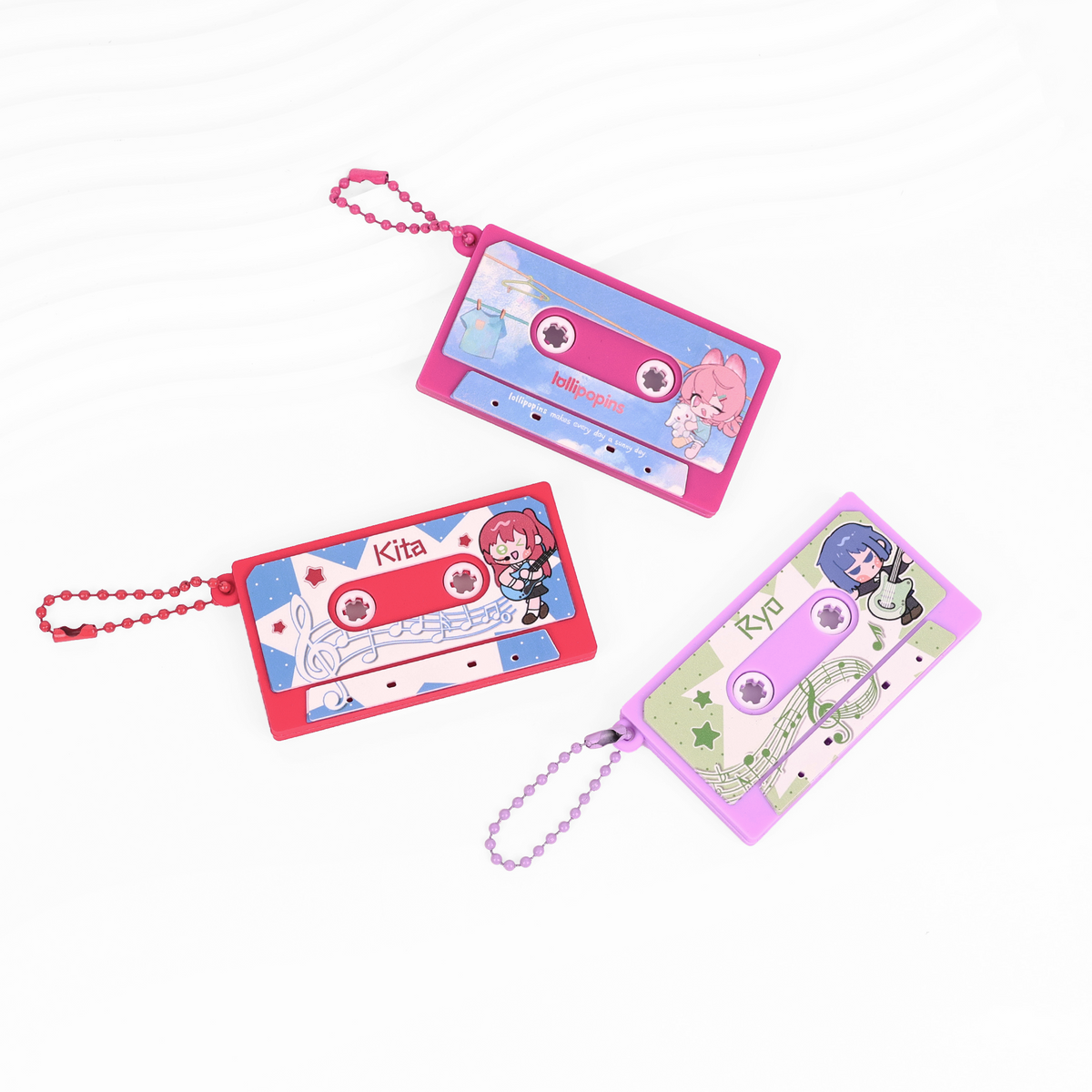 Custom Cassette Tape Keychain