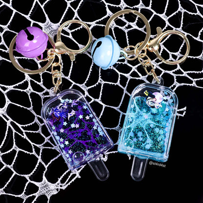 Custom Liquid popsicle keychain
