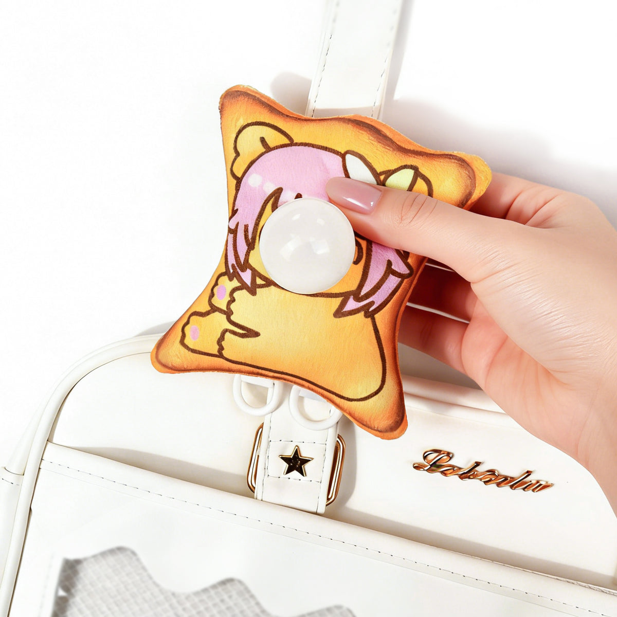 Custom Mini Pillow Bag Charm Buckle