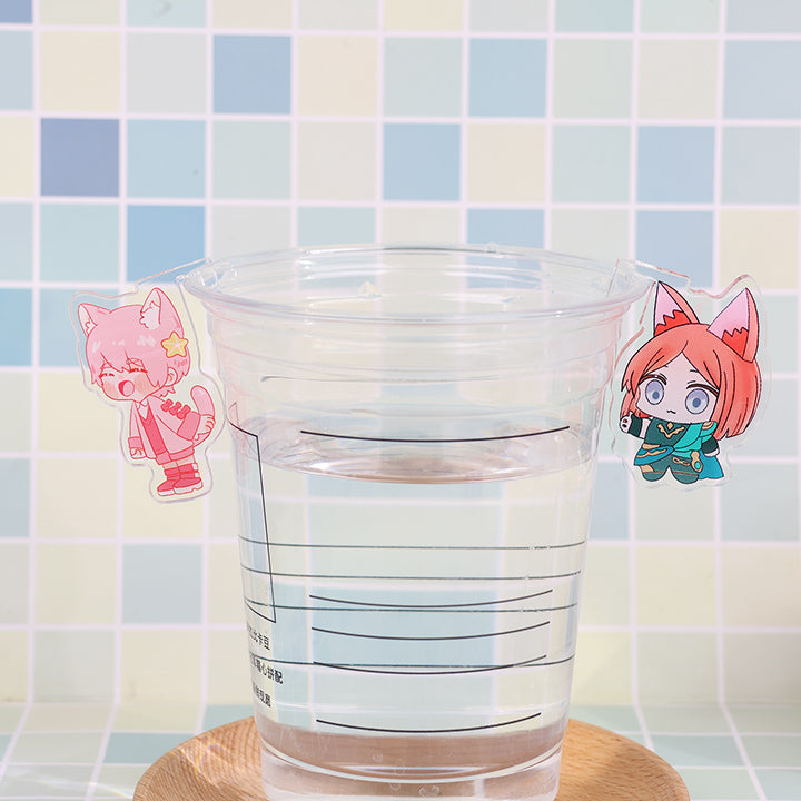 Acrylic cover cup hanger