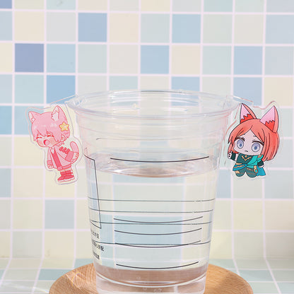 Acrylic cover cup hanger