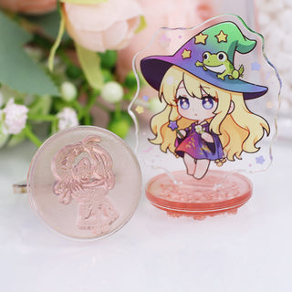 Soporte de sellos acrílico personalizado 