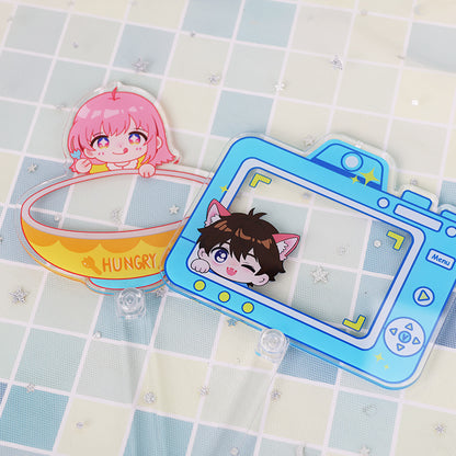 Custom Acrylic handheld stick