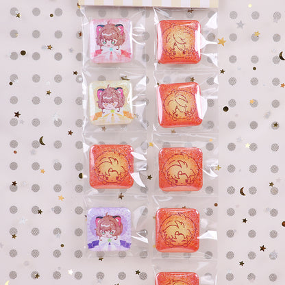 Custom Tearable imitation candy bag badge