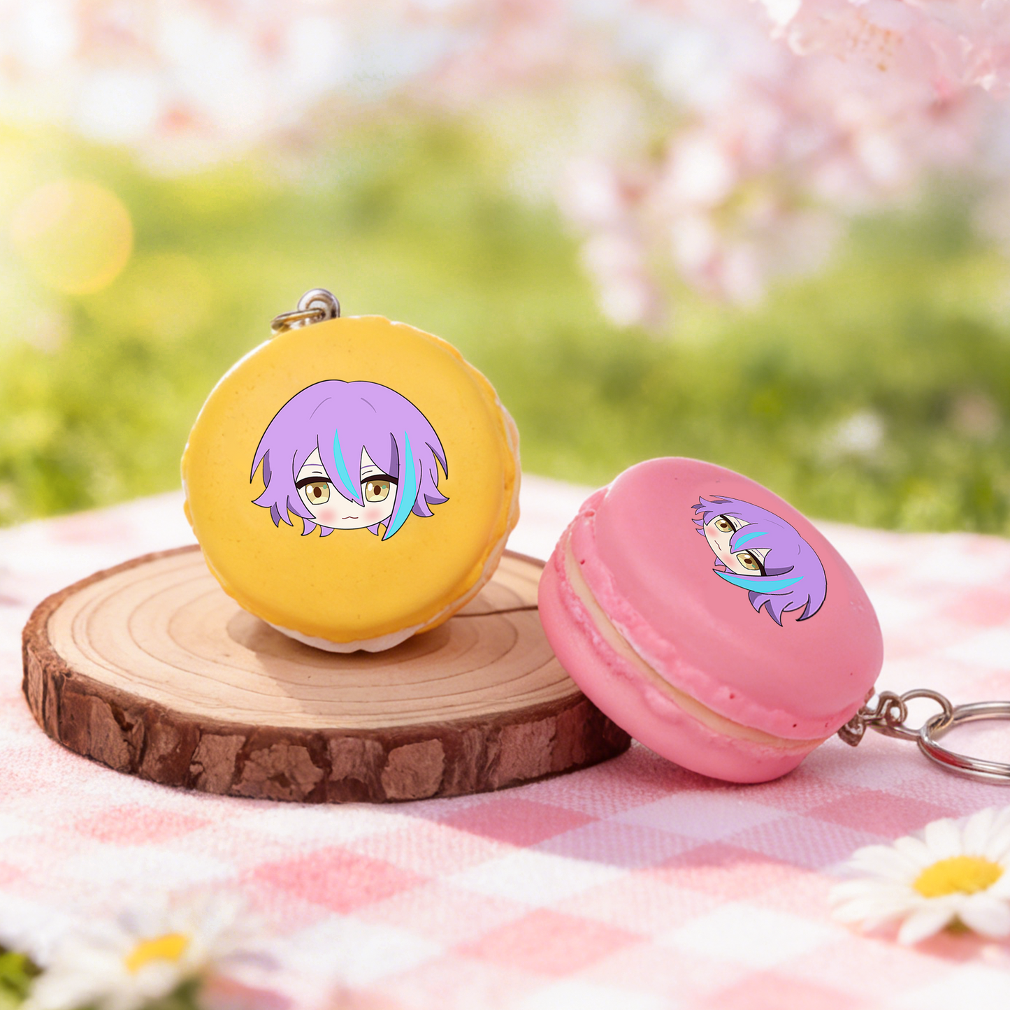 Custom Macaron Keychain