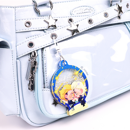 Custom Snow globe keychain