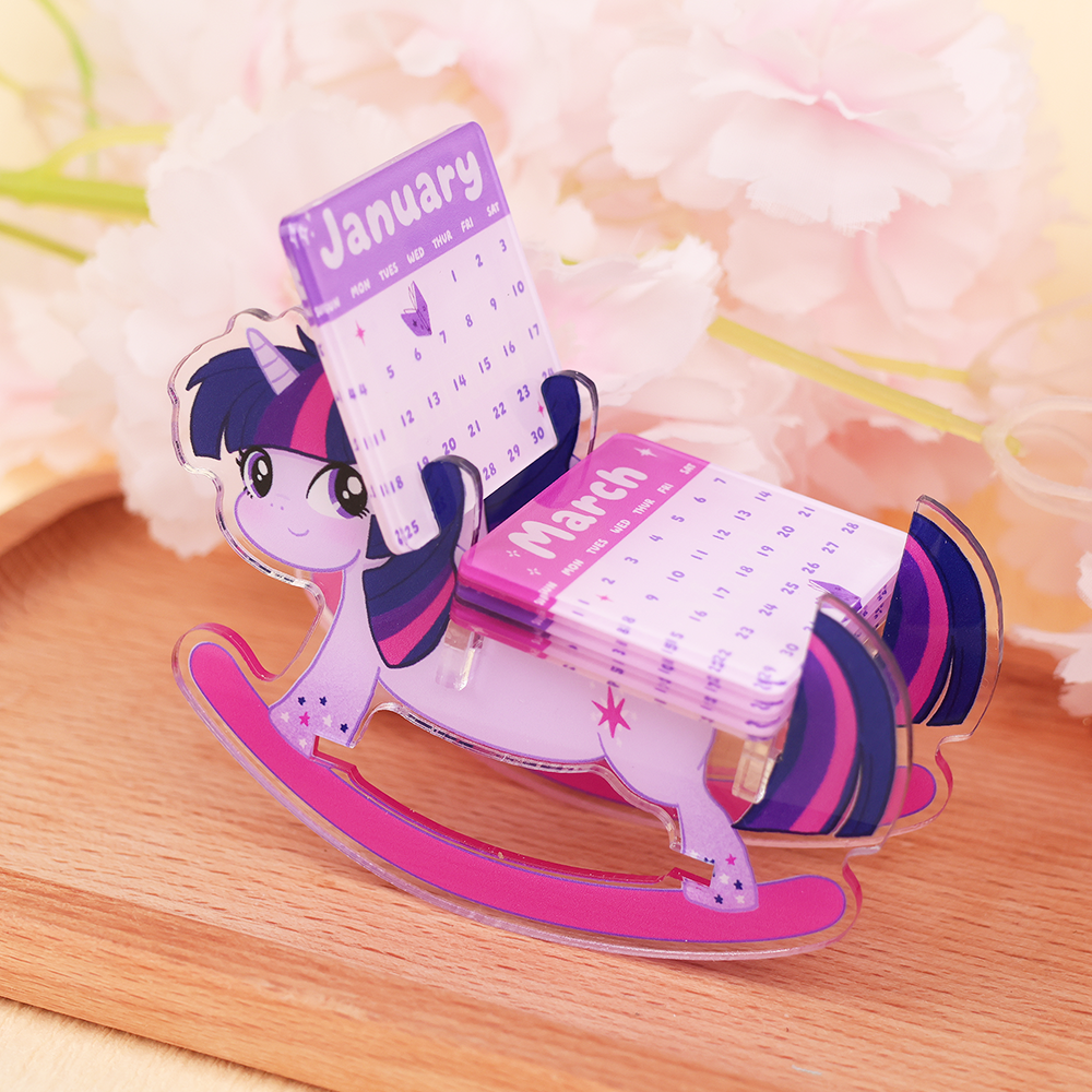 Custom Acrylic Rocking Horse Calendar