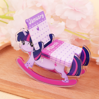 Custom Acrylic Rocking Horse Calendar