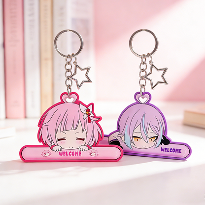 Custom Acrylic Pin Keychain