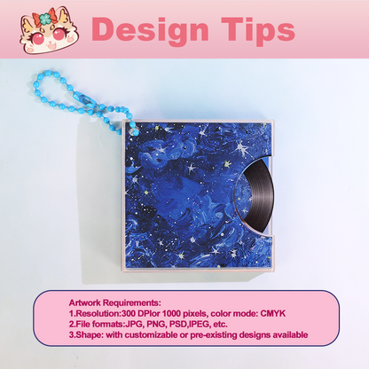 Llavero acrílico personalizado 