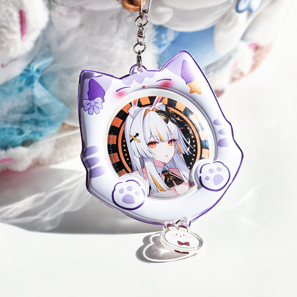 Custom  Badge Protector Keychain