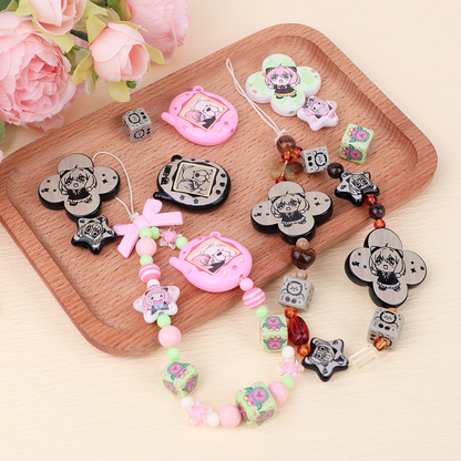 Custom Pseudo-relief Tamagotchi beads