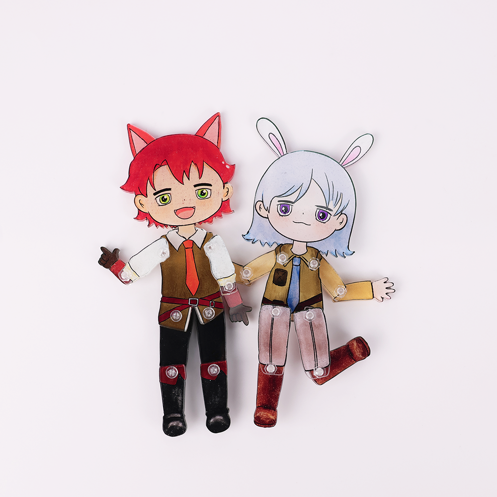 Custom Articulated Acrylic Figure