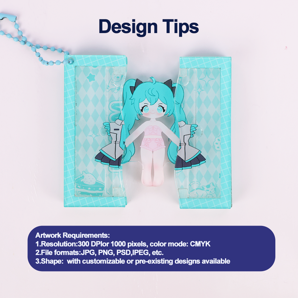 Llavero acrílico personalizado 