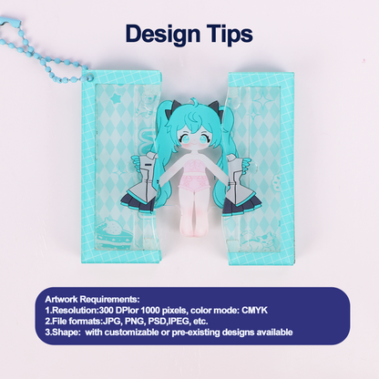 Llavero acrílico personalizado 