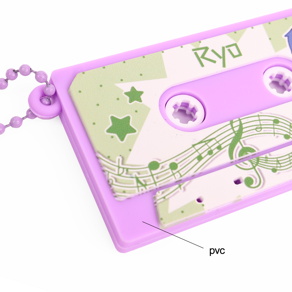 Custom Cassette Tape Keychain