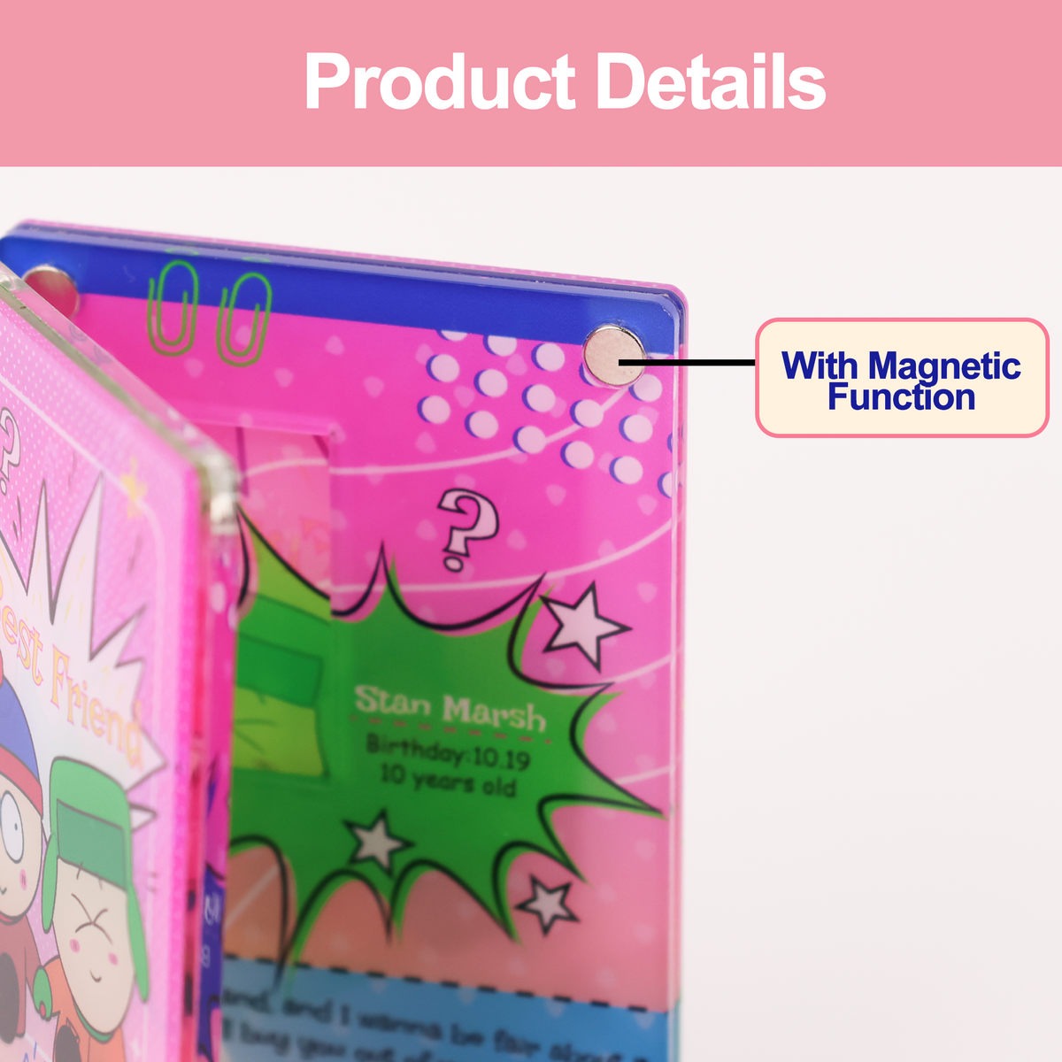 Custom Acrylic magnetic comic books