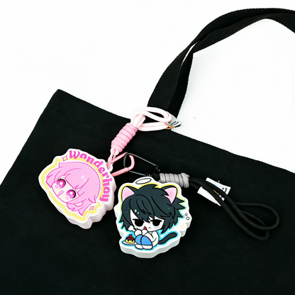 Custom Tapping Light Keychain