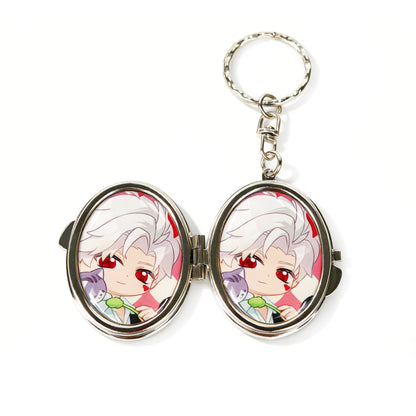 Custom Epoxy Double-Sided Mirror Keychain