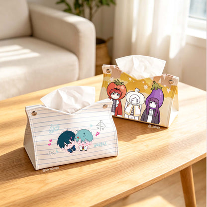 Custom PU Leather Tissue Box