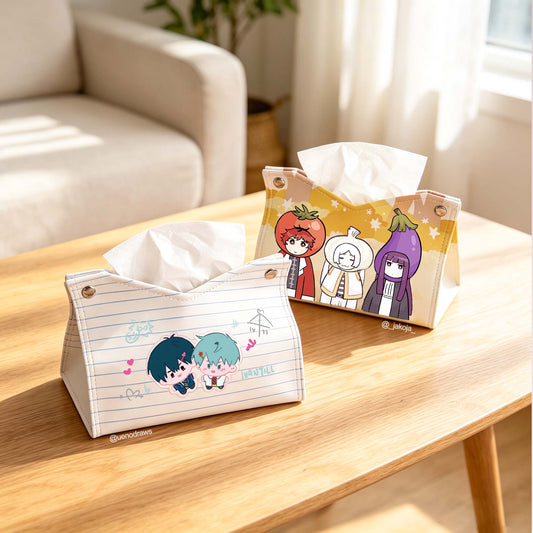Custom PU Leather Tissue Box