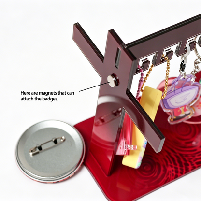 Custom Acrylic Charm Display Stand