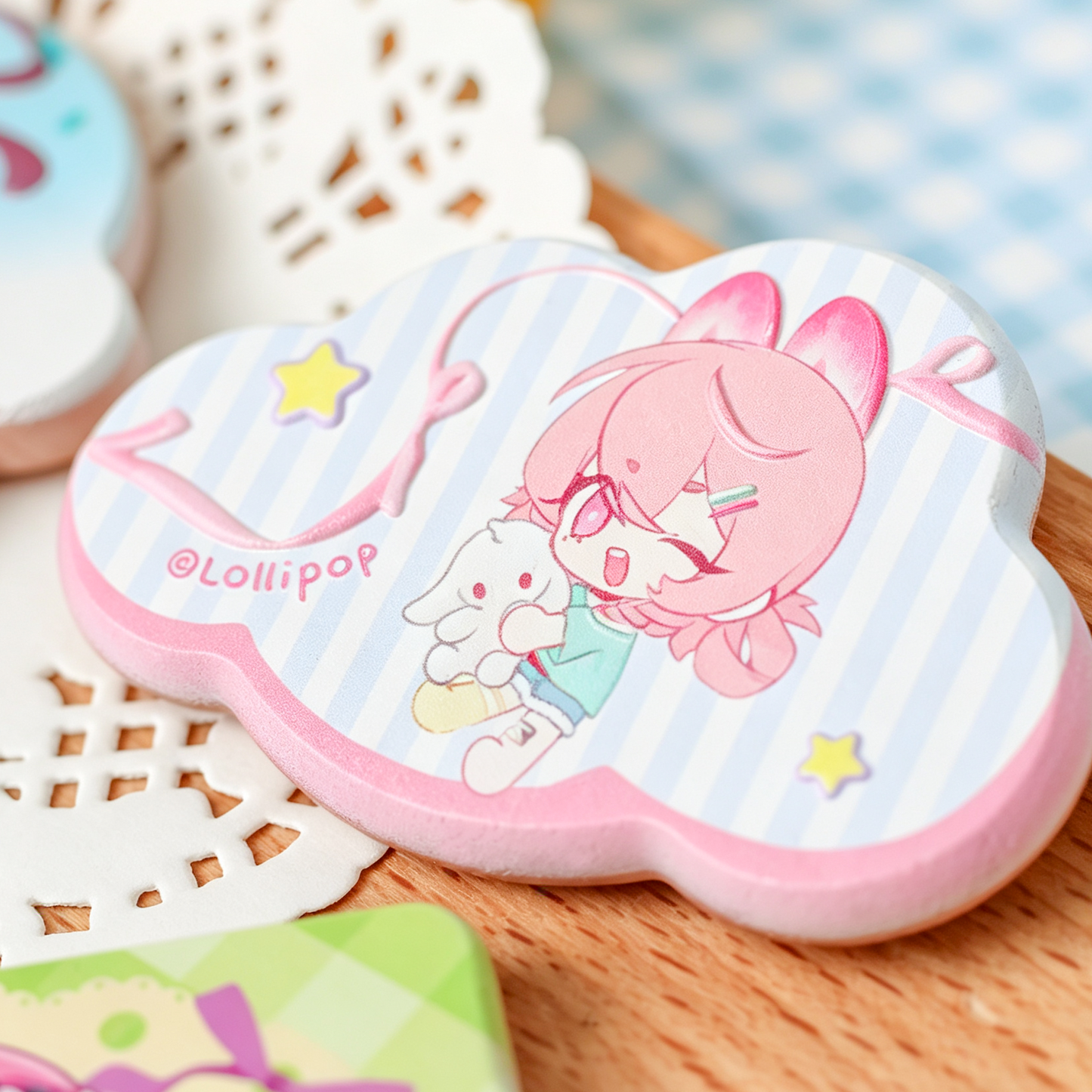 Custom Wooden Embossment Badge