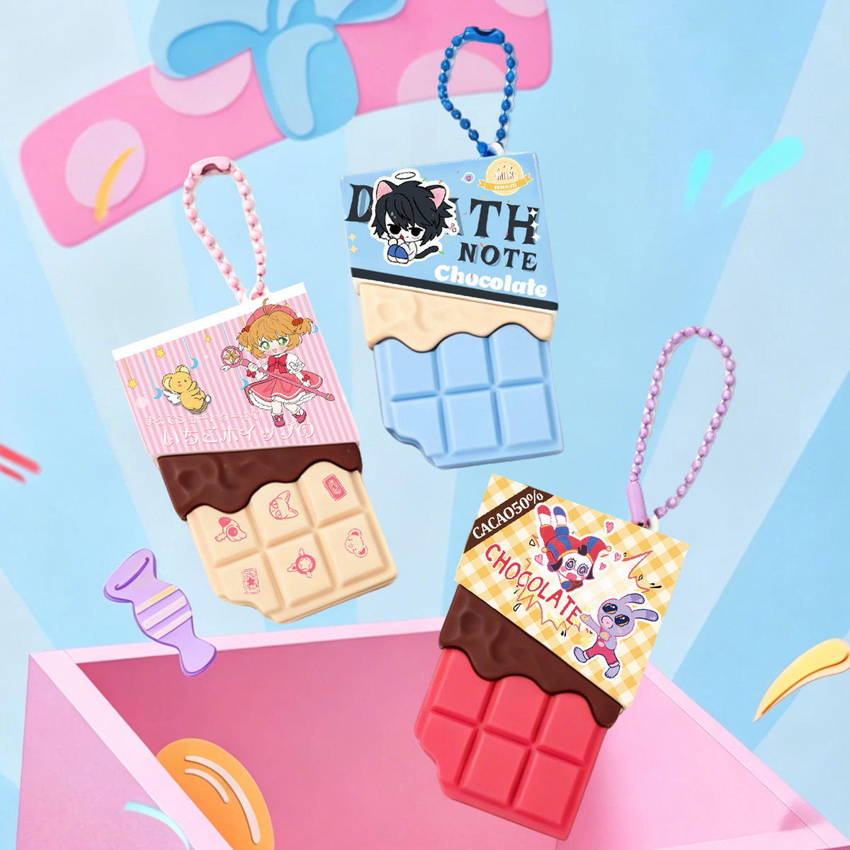 Custom PVC Chocolate Keychain