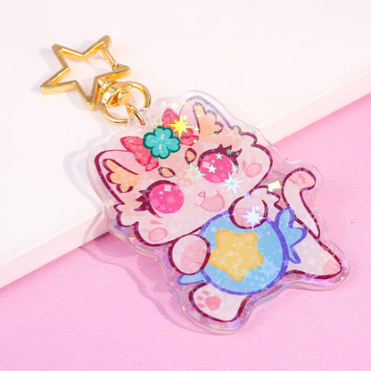 Custom Acrylic Holographic Keychain