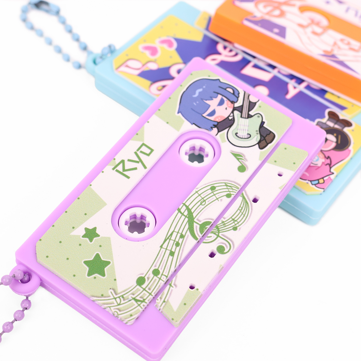 Custom Cassette Tape Keychain