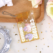 Custom Transparent chocolate keychain(Large)
