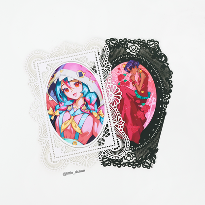 Custom Hollowed-out lace card
