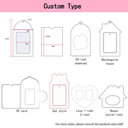 custom PVC Photocard（Glossy surface）