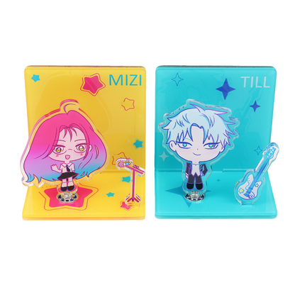 Custom Magnetic rotating stage standee