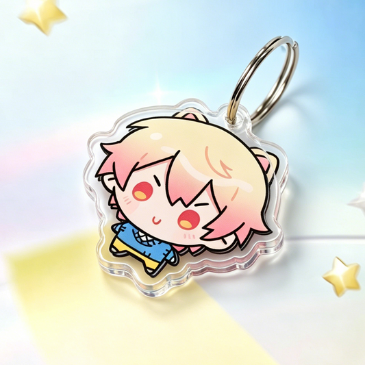 Custom Face-changing acrylic keychain