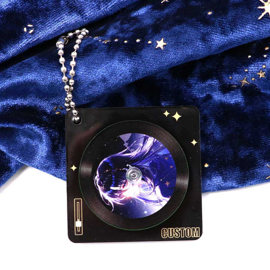 Custom  Acrylic  CD  Keychain