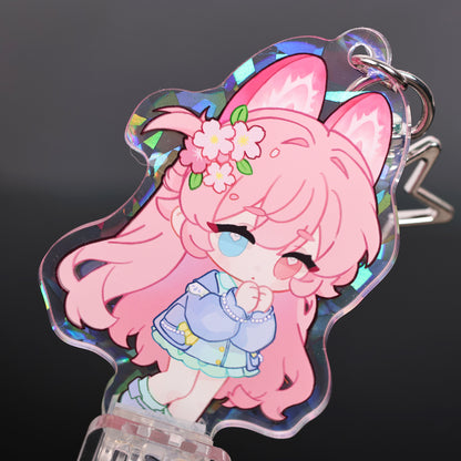 Custom Acrylic Holographic Keychain