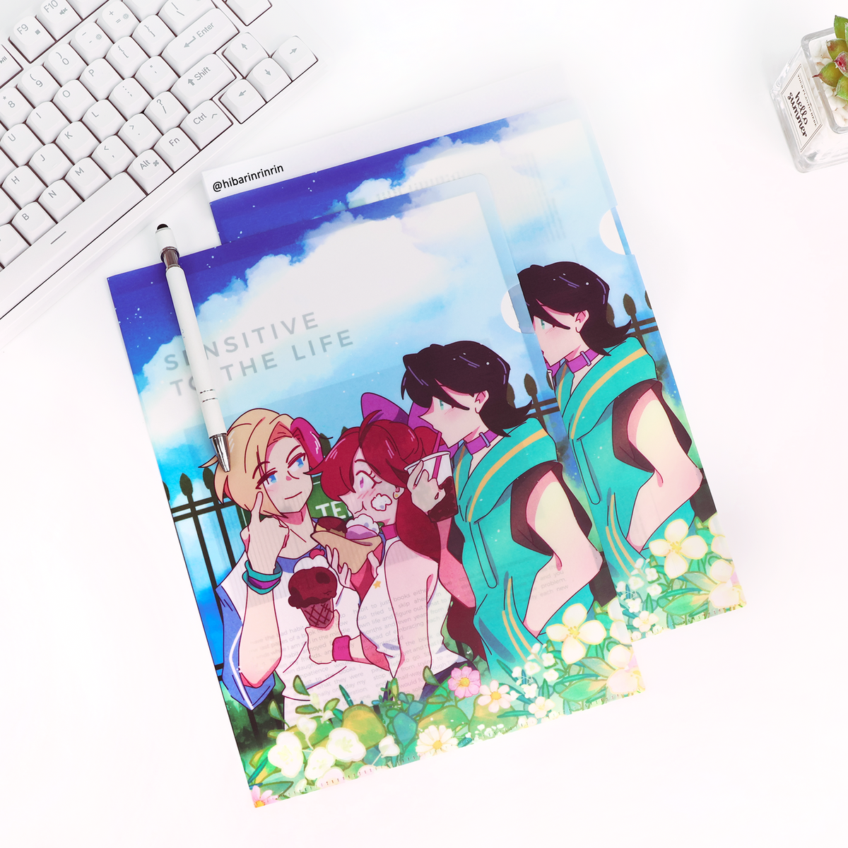 Custom A4 Clear Plastic L Pocket Folder
