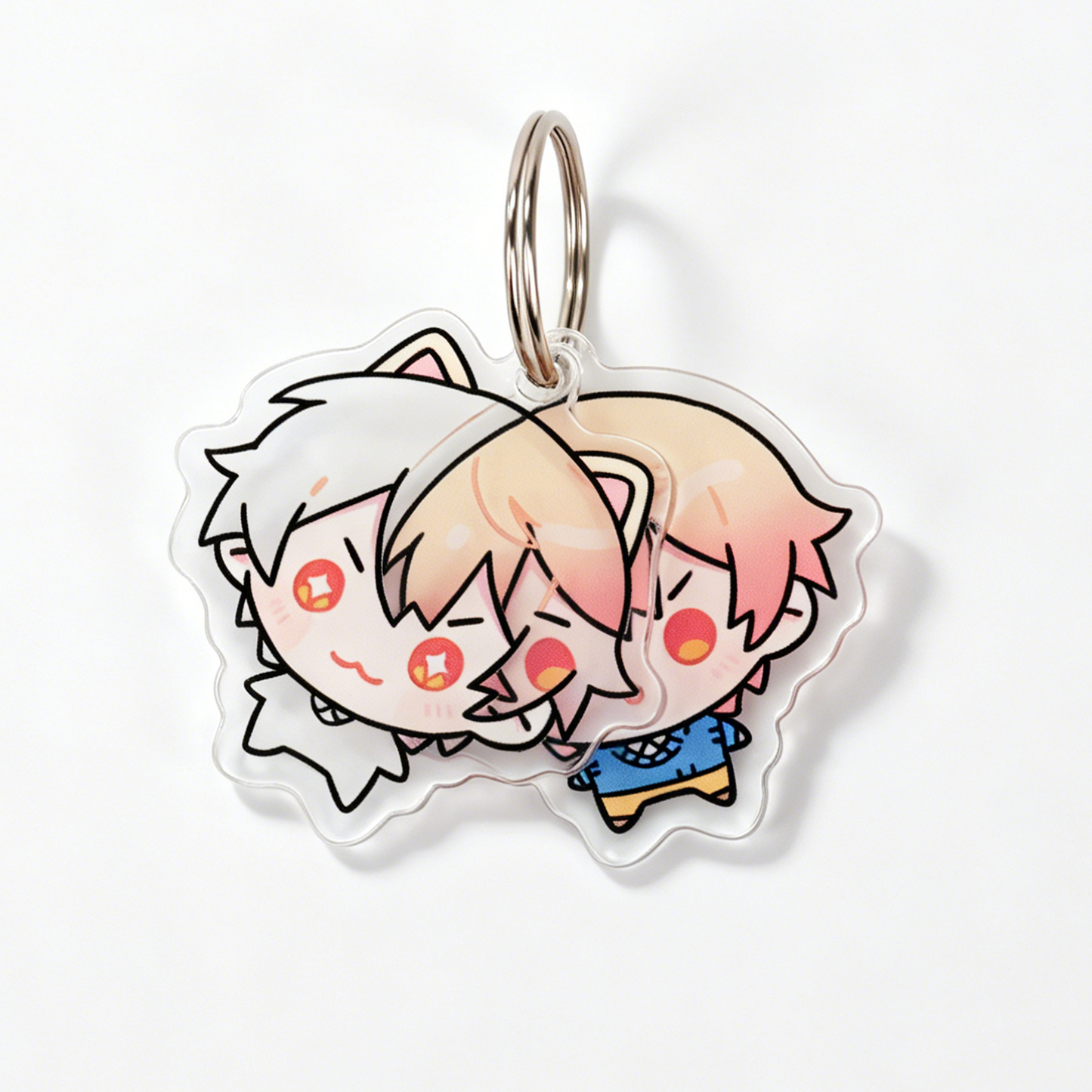 Custom Face-changing acrylic keychain