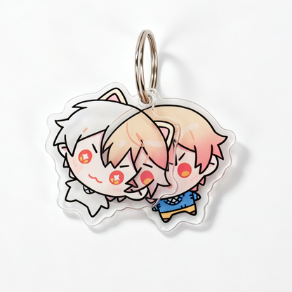 Custom Face-changing acrylic keychain