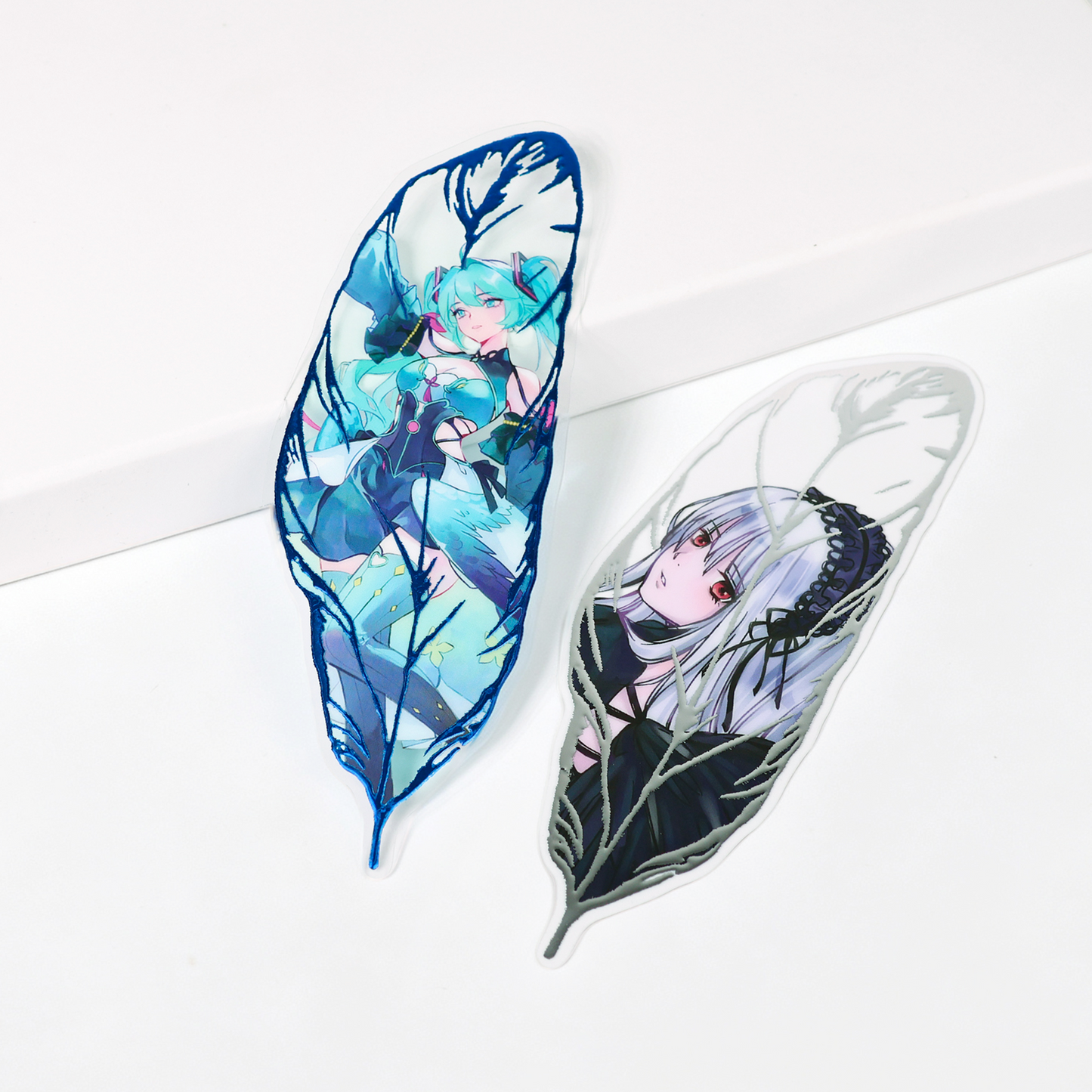 Custom PVC feather bookmark