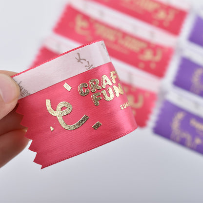 Custom badge ribbon