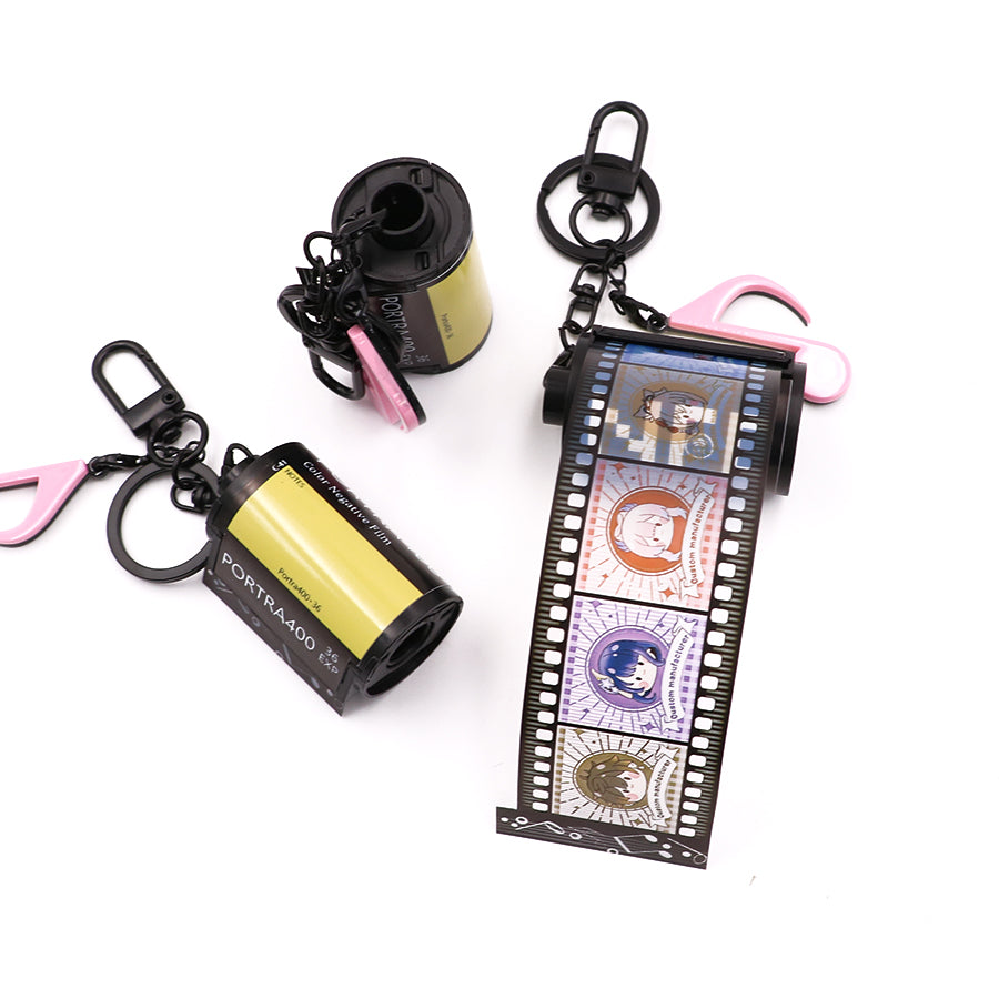 Custom Film roll keychain