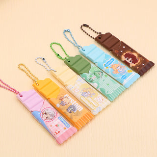 Custom soft chocolate keychain