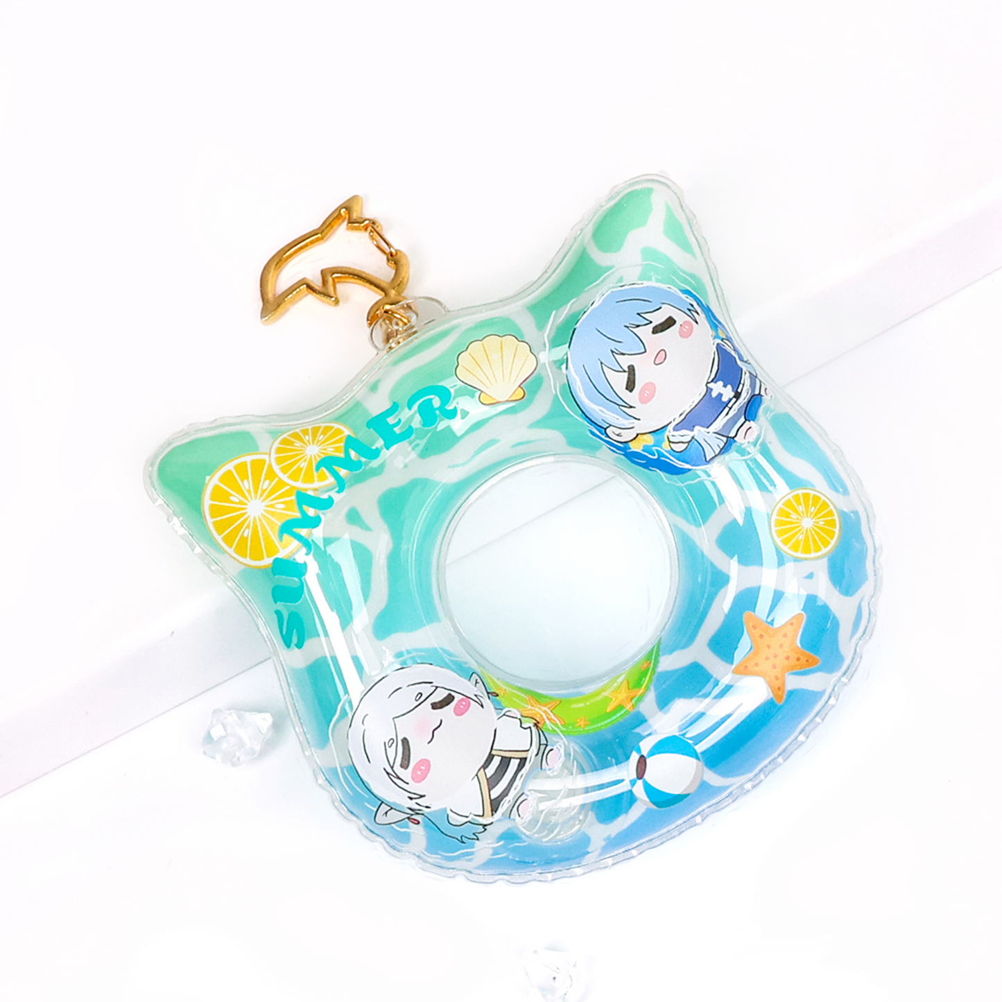 Custom Swim Ring Keychain