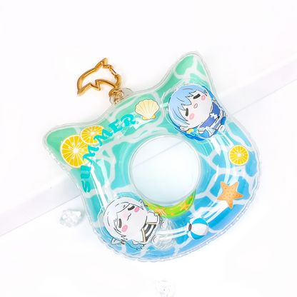 Custom Swim Ring Keychain